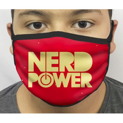 Máscara de Proteção Nerd Power